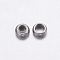 Tarnish Resistant 304 Stainless Steel Beads, Rondelle, Stainless Steel Color, 2.5x1mm, Hole: 1.6mm