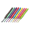 Aluminum Crochet Hooks Needles, with Plastic Handle, Mixed Color, 140x11~13x9~11mm, Pin: 2.0~6.0mm, 9pcs/set