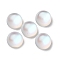 Synthetic Moonstone Cabochons, Half Round/Dome, Clear, 12x7mm