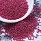 MIYUKI Round Rocailles Beads, Japanese Seed Beads, 11/0, (RR1010) Silver Lined Flame Red AB, 2x1.3mm, Hole: 0.8mm, about 1111pcs/10g