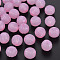 Imitation Jelly Acrylic Beads, Corrugated Beads, Round, Pearl Pink, 14x13mm, Hole: 2.5mm, about 356pcs/500g