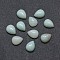 Natural Amazonite Cabochons, teardrop, 8x6x3mm