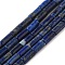 Natural Lapis Lazuli Beads Strands, Column, 8x4mm, Hole: 0.7mm, about 48pcs/strand, 15.35~15.43''(39~39.2cm)