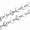 Tarnish Resistant 304 Stainless Steel Link Chains, Rhombus Sequin Chains, Soldered, Stainless Steel Color, rhombus: 5.5x5.5x0.3mm, link: 3.6x2.3x0.3mm, about 39.37 inch(1m)/strand