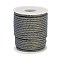Nylon Threads, Milan Cords/Twisted Cords, Dark Gray, 3mm, about 21.87 yards(20m)/roll