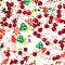 Christmas Theme Handmade Polymer Clay Cabochons, Flat Round, Colorful, 3-6x3-5.5x0.5-3mm
