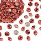 Preciosa® MAXIMA Crystal Round Stones, Czech Crystal, Dura Foiling, Round(431 11 615 Chaton), 90350 Padparadscha, SS6/PP13(1.9~2.1mm)