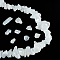 1 Strand Electroplated Raw Rough Natural Quartz Crystal Beads Strands, Nuggets, Rainbow Plated, 10~24.5x5.5~16x2~23mm, Hole: 1mm, about 54~64pcs/strand, 15.1~15.9 inch