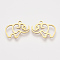 201 Stainless Steel Charms, Laser Cut Pendants, Elephant, Golden, 14x18x1mm, Hole: 1.4mm