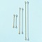 6 Strand 6 Style 304 Stainless Steel Curb Chain Extender, End Chains with Lobster Claw Clasps, Mixed Color, 50~150mm, 1 Strand/style