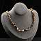 Natural Mookaite Chip Beaded Necklaces for Men Women, with Alloy Lobster Claw Clasps and Iron Chain Extender, Silver, 15.87~16.14 inch(40.3~41cm)