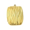 Ion Plating(IP) 304 Stainless Steel Pendants, Rectangle Charm, Real 18K Gold Plated, 32.5x23.5x2.5mm, Hole: 1.8mm
