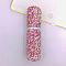 Plastic & Rhinestone Spray Bottle, Column, Rose, 2.5x10.5cm, Capacity: 10ml(0.34fl. oz)