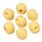 Rubberized Acrylic Beads, Round, Top Drilled, Light Khaki, 18x18x18mm, Hole: 3mm
