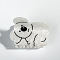 Animal Hair Claw Clip, PVC Ponytail Hair Clip for Girls Women, Koala, 80mm