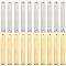 20Pcs 2 Colors 304 Stainless Steel Connector Charms, Rectangle, Golden & Stainless Steel Color, 40x5.5x1mm, Hole: 1.2mm, 10pcs/color
