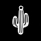 Tarnish Resistant 201 Stainless Steel Pendants, Laser Cut, Cactus, Stainless Steel Color, 19x10x1mm, Hole: 1.5mm