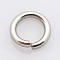 Tarnish Resistant 304 Stainless Steel Open Jump Rings, Stainless Steel Color, 18 Gauge, 5x1mm, Inner Diameter: 3mm