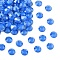 Preciosa® MAXIMA Crystal No Hotfix Flatback Stones, Czech Crystal, Lacquer Foiling, Round(438 11 615 Chaton Rose), 00030 435 Crystal Neon Blue, SS16(3.8~4mm)