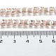 Гальванические стеклянные бусины EGLA-J028-4x4mm-AB17-3