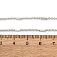 Латунные кубические звенья цепи роло ожерелья MAK-L045-02P-5