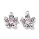 Латунные микро проложить кубического циркония подвески KK-F871-34P-1