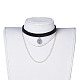 Колье колье из коровьей кожи NJEW-JN02391-5