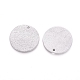 Подвески из текстурированной нержавеющей стали 304 STAS-I098-01-20mm-P-2
