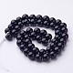 Естественно Mashan нефрита круглые бусины нити X-G-D263-8mm-XS32-3