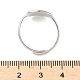 Регулируемые манжетные кольца из нержавеющей стали 304 RJEW-S626-01GP-B-3