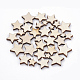 Неокрашенные натуральные деревянные бусины WOOD-N002-02-1