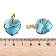 Подвески lampwork GLAA-T023-05C-4