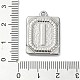 Подвески из нержавеющей стали 304 с защитой от потускнения STAS-U033-01P-I-3