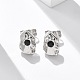 Серьги-гвоздики из нержавеющей стали 304 EJEW-F361-08P-1