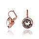 Серьги из циркония EJEW-BB09658-RG-1