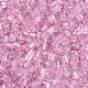 Прозрачные внутри цветные стеклянные бусины SEED-T007-13C-2