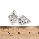 Латунные микропаве прозрачные кубические циркониевые подвески KK-A269-35P-3