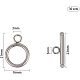 Застежки-тоглы из нержавеющей стали 304 STAS-UN0002-24P-3