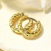 Серьги-кольца из нержавеющей стали 304 для женщин EJEW-M068-12C-G
