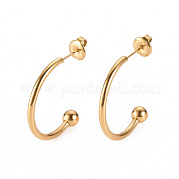 Серьги-гвоздики из нержавеющей стали 304 STAS-S116-272A-G
