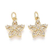 Латунные микро проложить кубического циркония подвески KK-T071-97G