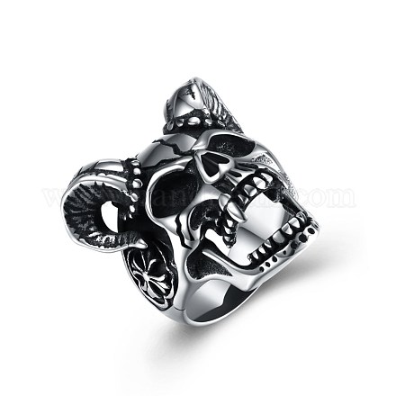 Мужские кольца из нержавеющей стали RJEW-BB29863-8-1