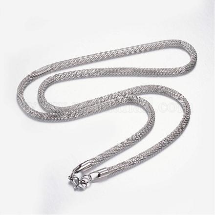 Не тускнеющие ожерелья из нержавеющей стали 304 STAS-F028-01A-1