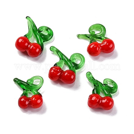 Стеклянный кулон с фруктами и едой RESI-U001-03C-1