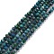 Natural Chrysocolla & Lapis Lazuli Beads Strands, Faceted, Round, 4mm, Hole: 0.7mm, about 97~98pcs/strand, 15.35''(39~39.3cm)