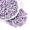 Baking Paint Glass Seed Beads, Round Hole, Oval, Plum, 9.5x4~4.5mm, Hole: 0.8~1mm, about 1750pcs/pound