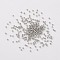 Brass Crimp Beads, Cadmium Free & Lead Free, Platinum, 2mm, Hole: 1.2mm