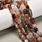 Natural South Red Agate Beads Strands, Nuggets, Tumbled Stone, 7.5~14.5x7.5~12x5.5~8.5mm, Hole: 0.8mm, about 37~39pcs/strand, 15.75''(40cm)