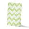 Rectangle Kraft Paper Bags, None Handles, Gift Bags, Wave Pattern, Yellow Green, 13x8x24cm