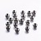 Tarnish Resistant 201 Stainless Steel Beads, Smooth, Round, Stainless Steel Color, 4x3mm, Hole: 1.5mm